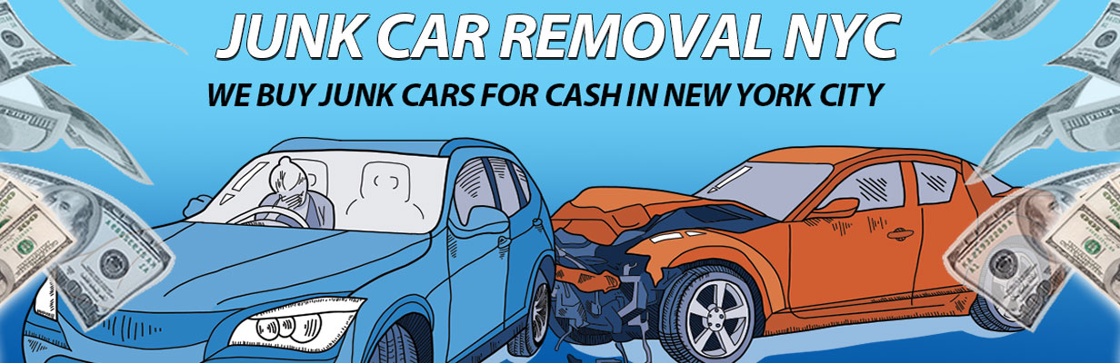 showing junk-car-removal-nyc.com header with logo and vehicle lineup